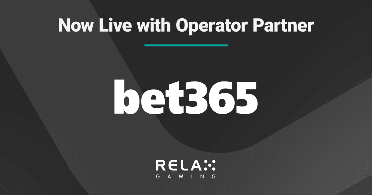 Relax Gaming Titles to Go Live on bet365
